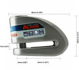 XX14 304 Stainless Steel Disc-Lock Alarm Smartphone Control